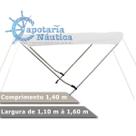 Capota Toldo Nautico 2 Arcos Para Lanchas, Barcos de Aluminio e Botes