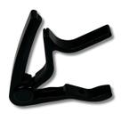 Capotraste para Violão Aço Metal Alumínio Preto Turbo