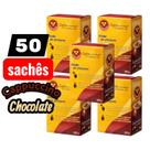 Cappuccino Em Sache Chocolate 3 Três Corações 50 Unid.