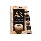 Cappuccino LOR Stick 8un Premium Chocolate Baunilha Caramelo Solúvel Cremoso Caixa Gourmet