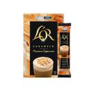 Cappuccino LOR Stick 8un Premium Chocolate Baunilha Caramelo Solúvel Cremoso Caixa Gourmet