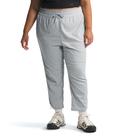 Capri feminino THE NORTH FACE Afrodite Motion (tamanho padrão e plus size), cinza de cintura alta, 1X Plus Regular