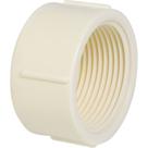 Caps Branco Krona Rosca 1'' - Kit C/15 Pecas