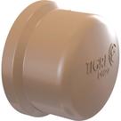 Caps Marrom Tigre Liso Liso 40Mm - Kit C/20