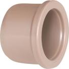 Caps Plastilit PVC Liso Liso D 1.1/4 Marrom - Kit C/10 Unidades