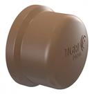 Caps Tigre PVC Liso Liso 1 Marrom
