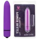 Cápsula Bullet Aveludada 8,5 x 1,5 cm 10 Vel Lilás