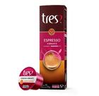 Cápsula de Café Espresso Vibrante TRES 3 Corações 10und