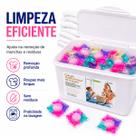 Cápsula De Lavagem Concentrada Limpa Perfuma E Amacia Roupas