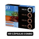 Cápsula Delta Q Expresso Sortidas Kit Combo 100 unidades