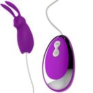 Capsula Vibratoria de Coelho com Controle Remoto Violeta