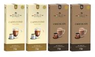 Capsulas Chocolate Cappuccino Compatível Nespresso Café Italle 40 Unid