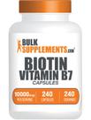 Cápsulas de biotina, suplementos a granel, 10.000 mcg, vitamina B7, 240 ct