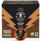 Cápsulas de Café Death Wish Coffee Tostado Medio 100 Unidades