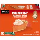 Cápsulas de café Dunkin' sabor a calabaza especiada, pack de 10 K-Cup