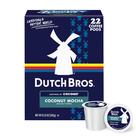 Cápsulas de Café Dutch Bros Coconut Mocha Torrado Médio 22 un.