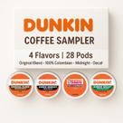 Cápsulas de Café FIVEANDTWOESTORE Kit Variado Dunkin com 28 Unidades