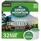 Cápsulas de café Green Mountain Sumatra Reserve 32 K-Cup Keurig