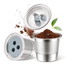 Cápsulas de Café HAILASRE Reutilizables de Acero Inoxidable 2 Unidades