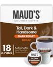 Cápsulas de Café MAUD'S Tall Dark & Handsome Descafeinado 18 un. Cápsulas de Café MAUD'S Tall Dark & Handsome Descafeinado 18 un.