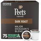 Cápsulas de Café Peet's Coffee Major Dickason's Blend - 75 Unidades K-Cup