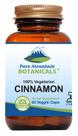 Cápsulas de canela Pure Mountain Botanicals 1000 mg orgânicas