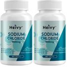 Cápsulas de Cloreto de Sódio Heivy 1000 mg 365 comprimidos, pacote com 2