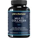 Cápsulas de Colágeno Multi Collagen Lewis Labs Tipos I, II, III, V e X 60 cápsulas