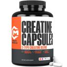 Cápsulas de creatina Crazy Muscle 5g 3X ThreeAtine antes do treino