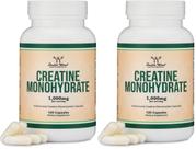 Cápsulas de Creatina Double Wood 1 g, 120 unidades, veganas, sem OGM