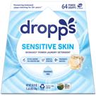 Cápsulas de Detergente para Ropa para Piel Sensible Dropps Sin Fragancia 64 unidades