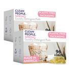 Cápsulas de detergente para roupa Clean People Ultra Concentrated, pacote com 192 unidades