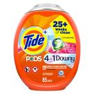 Cápsulas de Detergente para Roupas Tide PODS com Downy 85 Unidades