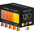 Cápsulas de Espresso ROSSO CAFFÈ 120 Saborizadas para Nespresso Original Cápsulas de Espresso ROSSO CAFFÈ 120 Saborizadas para Nespresso Original