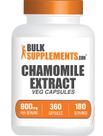 Cápsulas de extrato de camomila, suplementos a granel, 360 unidades, sem glúten