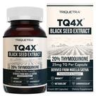 Cápsulas de extrato de óleo de semente preta Triquetra Health TQ-Advanced