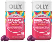 Cápsulas de gel multivitamínico pré-natal OLLY Ultra Strength 120 unidades