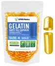 Cápsulas de gelatina vazias XPRS Nutra tamanho 4 - 100 unidades