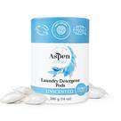 Cápsulas de lavanderia AspenClean, sem perfume, 36 unidades, sem plástico