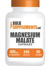 Cápsulas de Malato de Magnésio BulkSupplements 400mg 240 Unidades