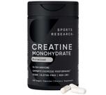 Cápsulas de monohidrato de creatina Sports Research 5g 30 porções