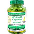 Cápsulas de Moringa Ervas perfeitamente naturais 150x500mg orgânicas