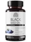 Cápsulas de óleo de semente preta BETTER PLACE ORGANICS 500mg