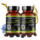 Cápsulas de Óleo de Semente Preta Dr. HERBALIST 1600 mg 60 cápsulas