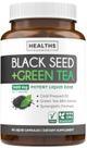 Cápsulas de óleo de semente preta Supplement Healths Harmony para 1 mês