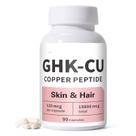 Cápsulas de Peptídeo GHK-Cu 90 Unidades Pele e Cabelo