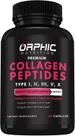 Cápsulas de peptídeos de colágeno ORPHIC NUTRITION 1800mg para mulheres
