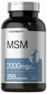 Cápsulas de suplemento Horbäach MSM 2000 mg 250 unidades