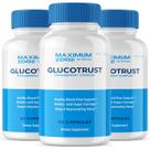 Cápsulas de suplemento Prize labs Glucotrust Advanced Formula, pacote com 3