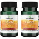 Cápsulas de Suplemento Swanson Folato 800 mcg 30 Cápsulas Vegetarianas